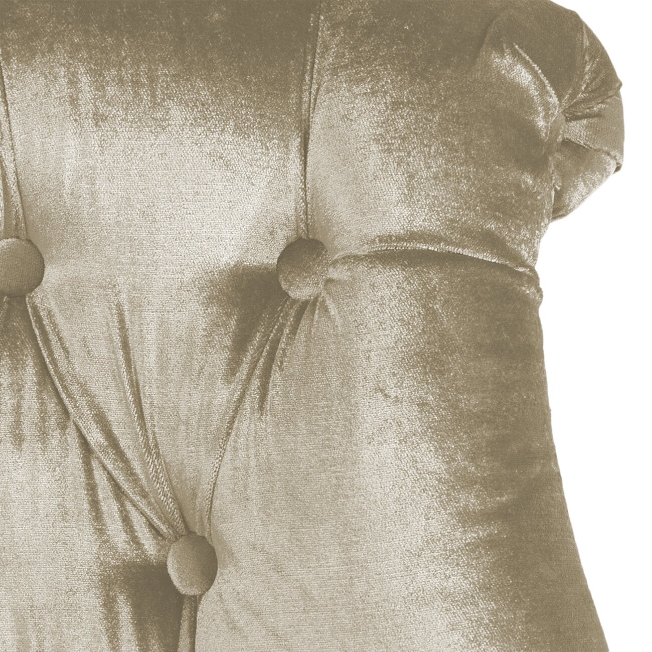 Кресло мягкое с деревянными ножками молочное Sophie Tufted Slipper Chair - изображение 3