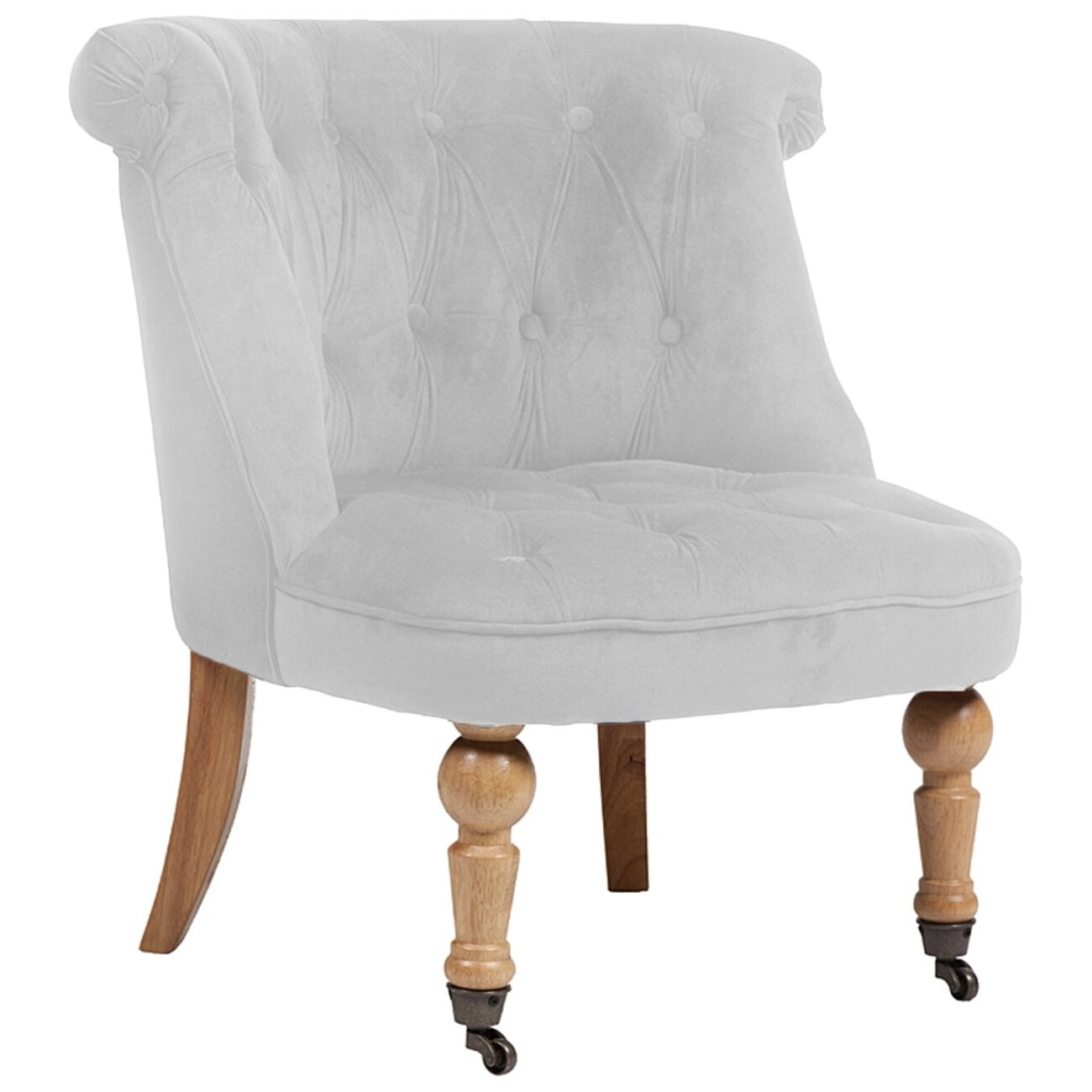 Кресло маленькое молочное со стяжкой Amelie French Country Chair - изображение 3