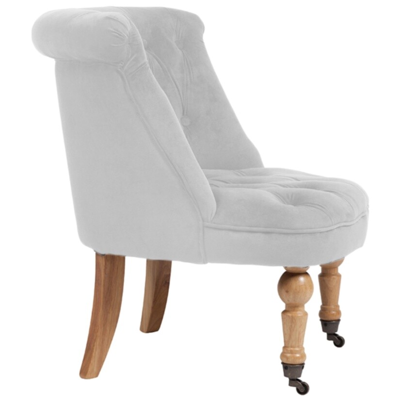 Кресло маленькое молочное со стяжкой Amelie French Country Chair - изображение 4