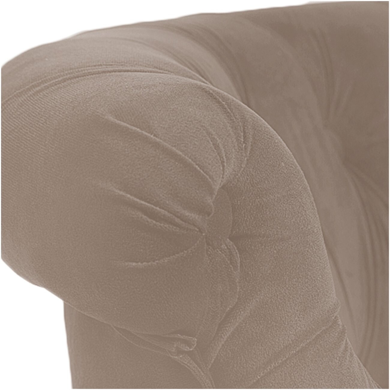 Кресло маленькое бежевое со стяжкой Amelie French Country Chair - изображение 2