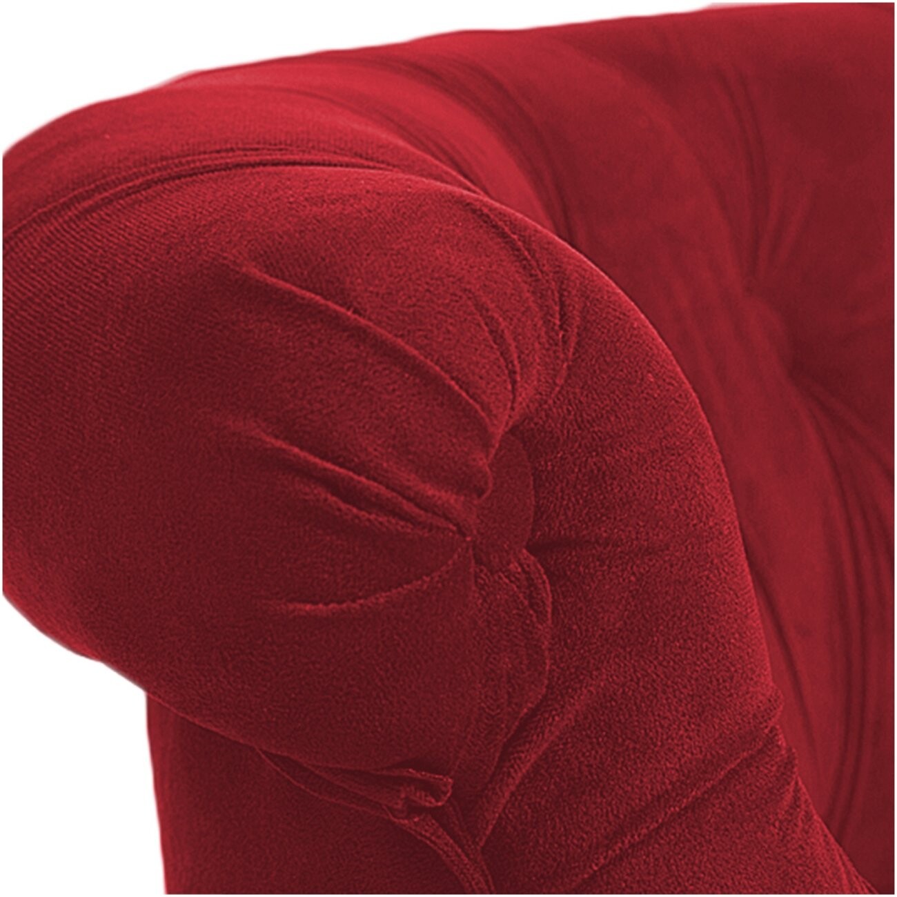 Кресло с мягкими подлокотниками красное Amelie French Country Chair - изображение 2