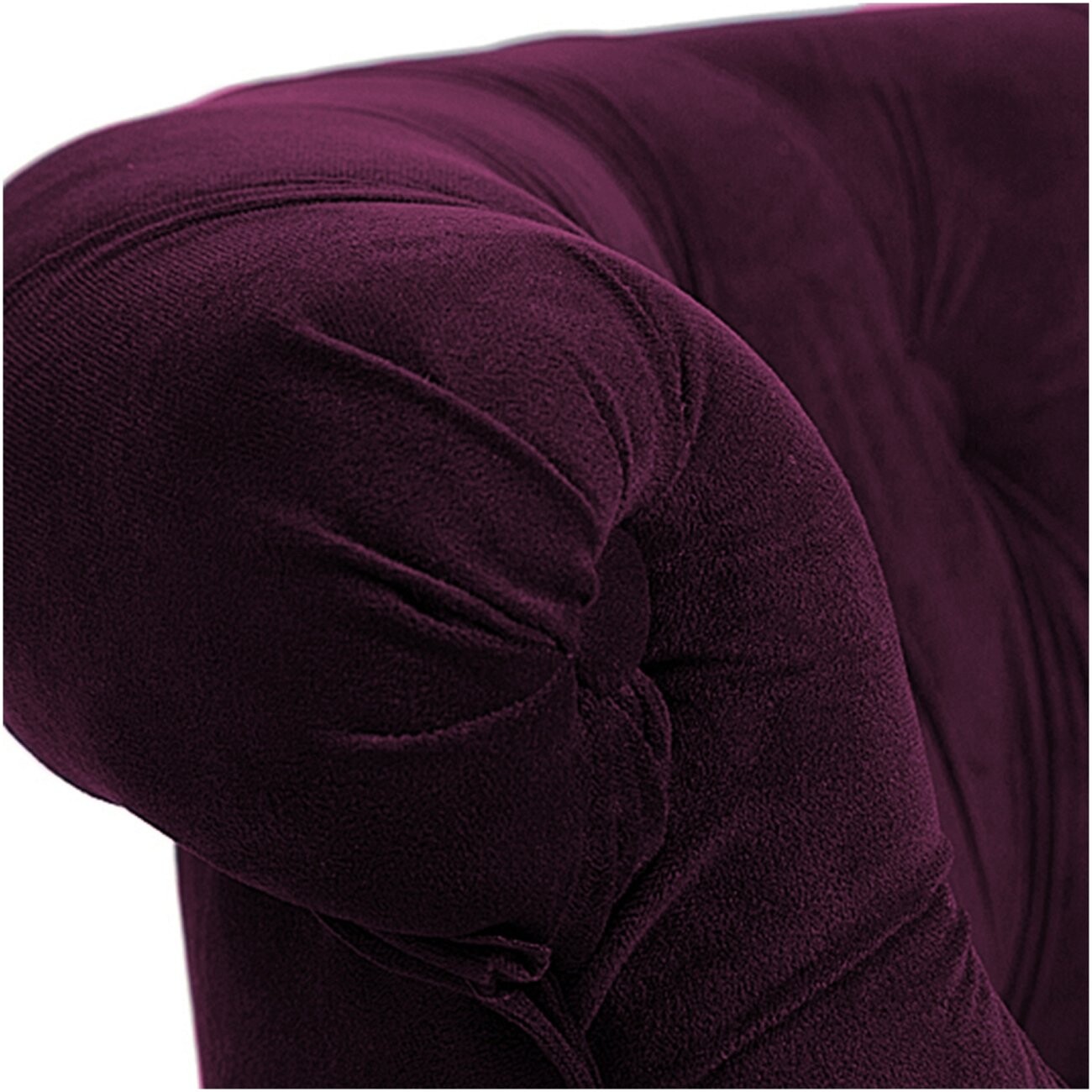 Кресло маленькое лиловое со стяжкой Amelie French Country Chair - изображение 2