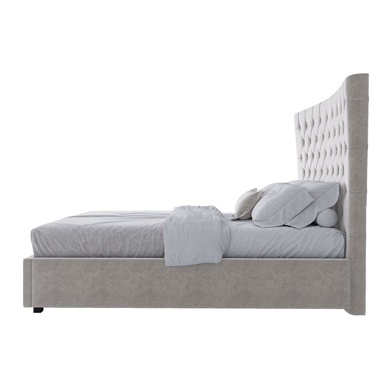 Кровать подростковая с мягким изголовьем 140х200 молочная QuickSand - изображение 3