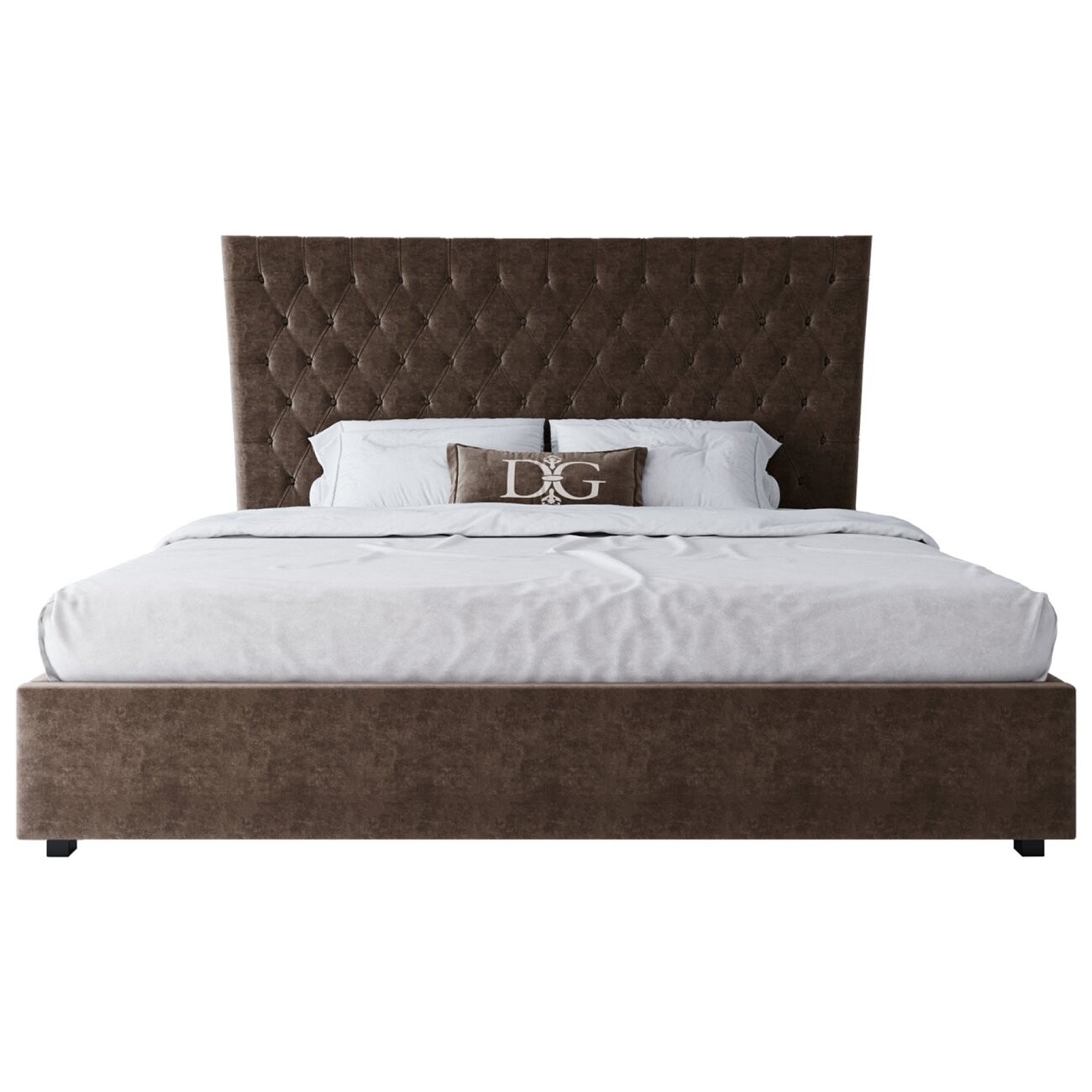 Кровать евро 200х200 коричневая QuickSand - изображение 2