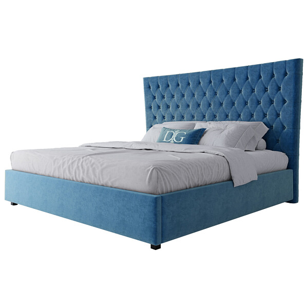 Кровать большая 200х200 QuickSand морская волна - изображение 1