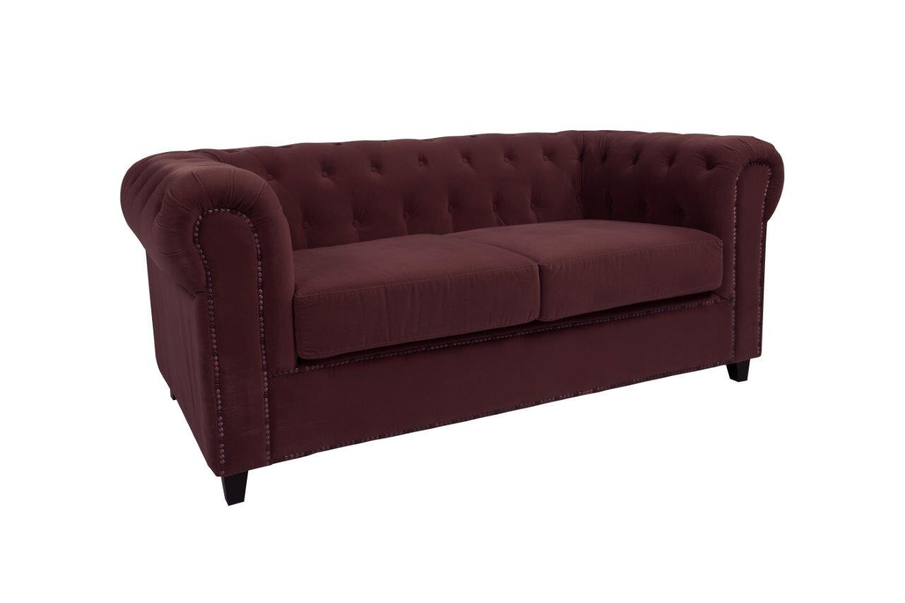 Диван Verona прямой бордовый - изображение 5
