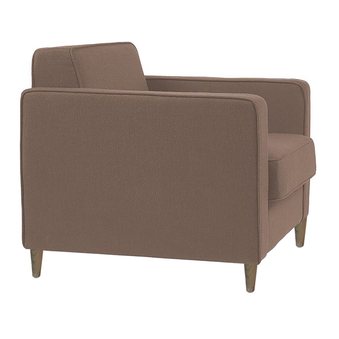 Кресло с мягкими подлокотниками бледно-розовое George - изображение 3