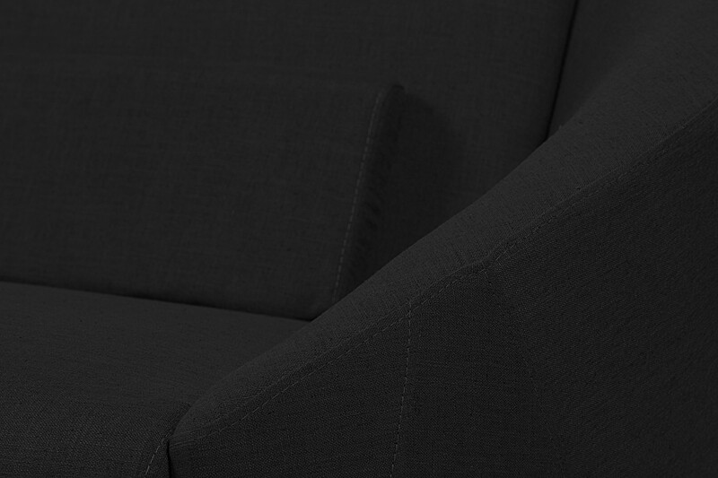 Диван Avec Plaisir большой прямой черный - изображение 2