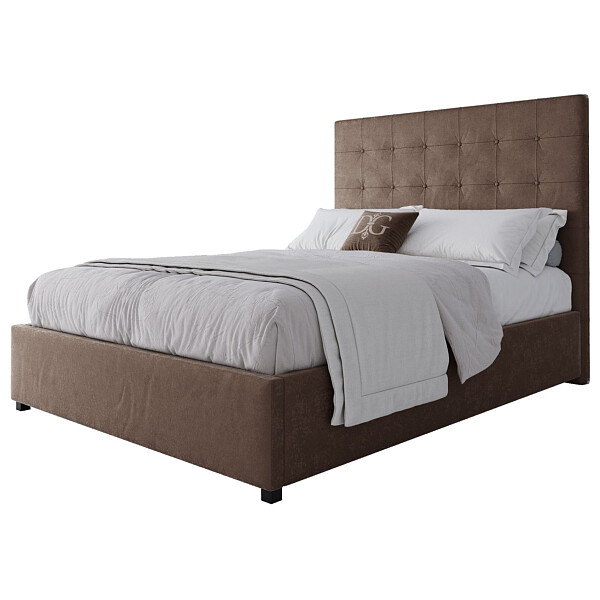 Кровать подростковая 140х200 коричневая Royal Black - изображение 1