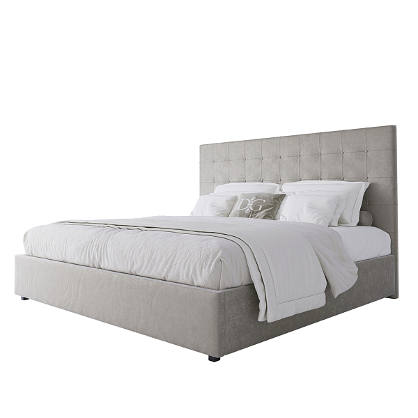 Кровать евро 200х200 молочная Royal Black - изображение 1