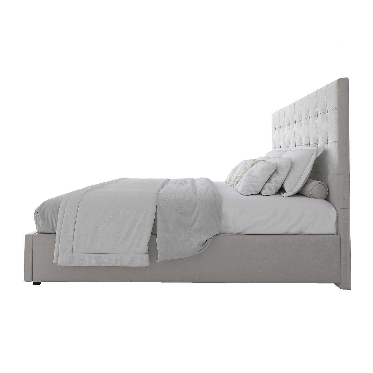 Кровать евро 200х200 молочная Royal Black - изображение 3