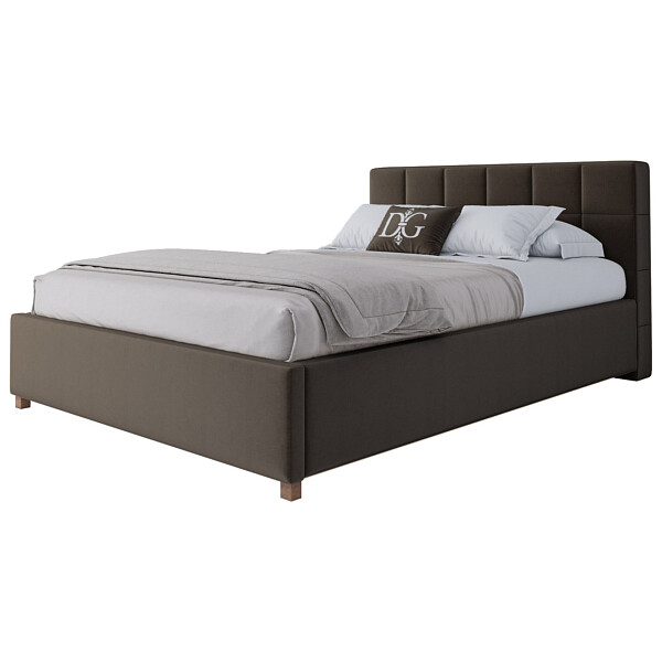 Кровать подростковая 140х200 коричневая Wales - изображение 1