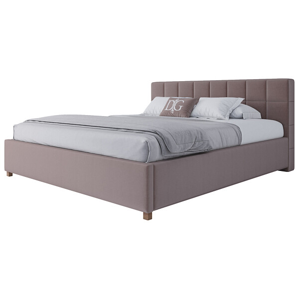 Кровать двуспальная 180х200 пыльная роза Wales - изображение 1