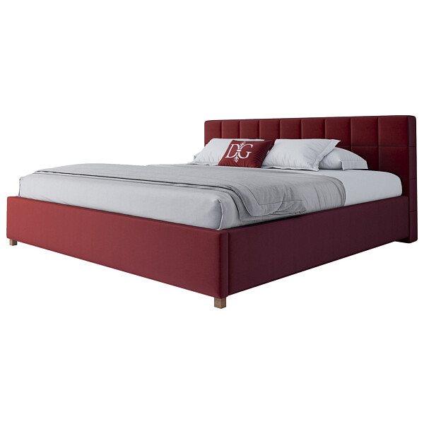 Кровать большая 200х200 Wales красная - изображение 1