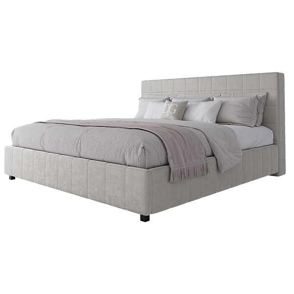 Кровать большая 200х200 Shining Modern молочный - изображение 1