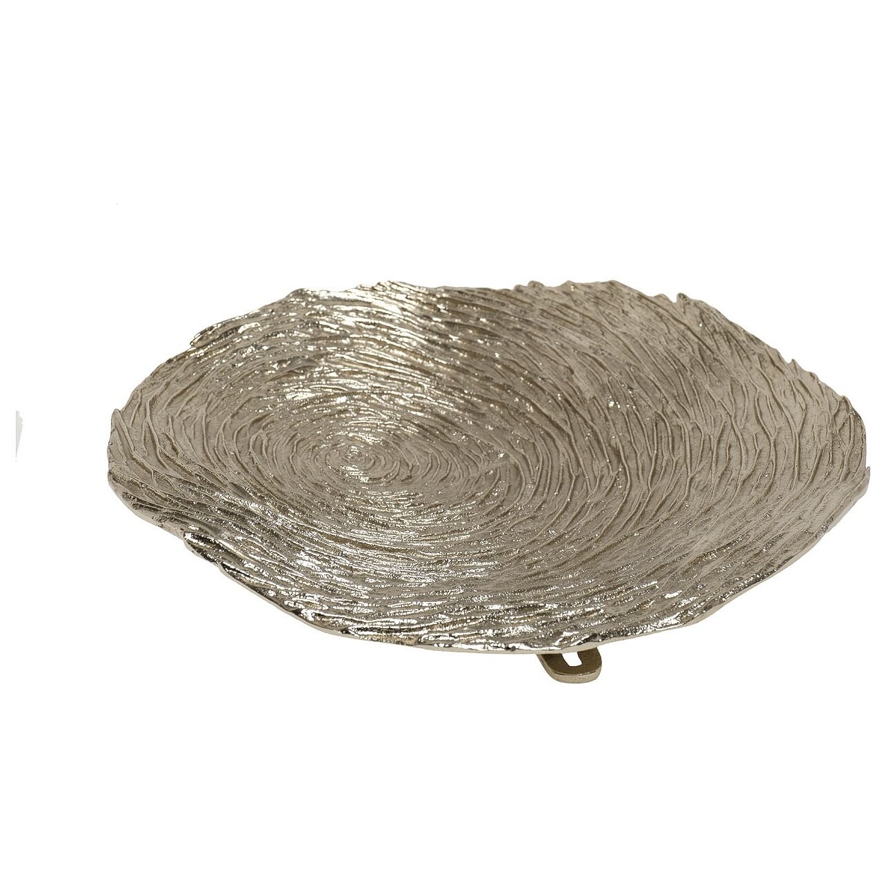 Панно декоративное металлическое 46 см золото "Wood" - изображение 2