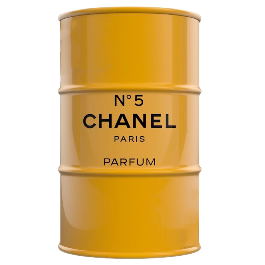 Бочка металлическая декоративная Chanel №5 Yellow L