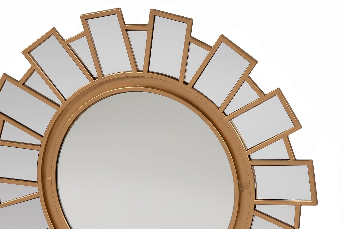 Зеркало-солнце металлическое "Амели" 77 см - изображение 2