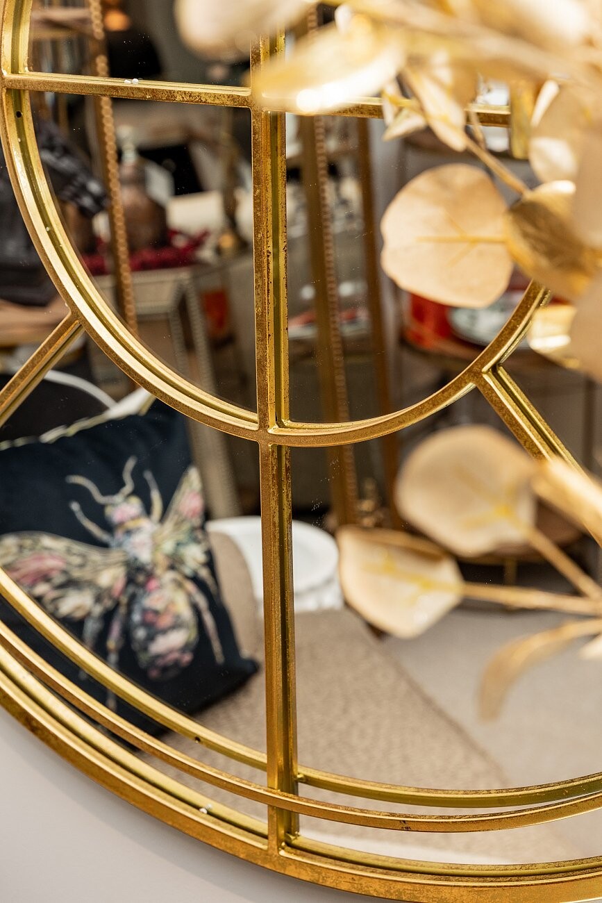 Зеркало-окно круглое с раскладкой "Виржиния" 92,5 см - изображение 5