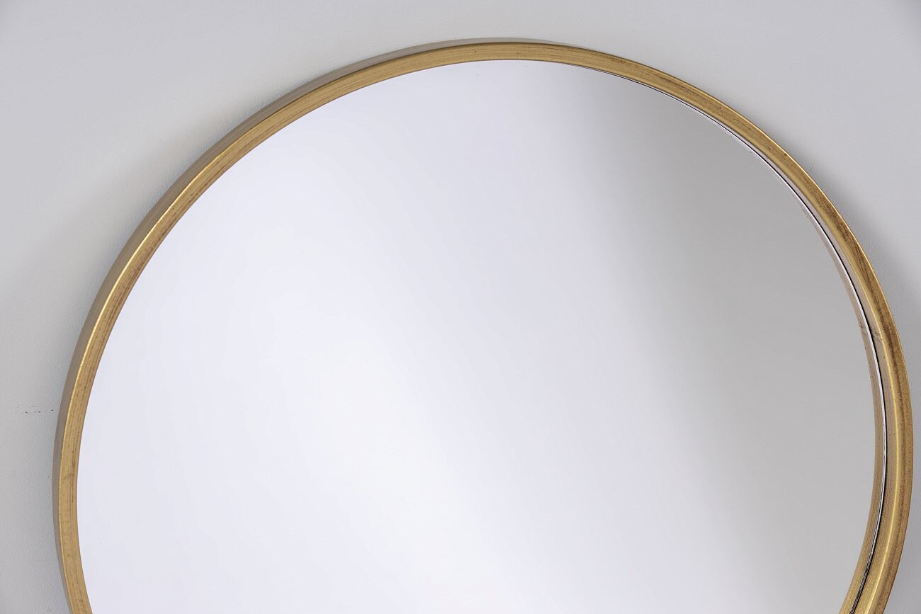 Зеркало круглое в деревянной раме "Адели" 40 см - изображение 2