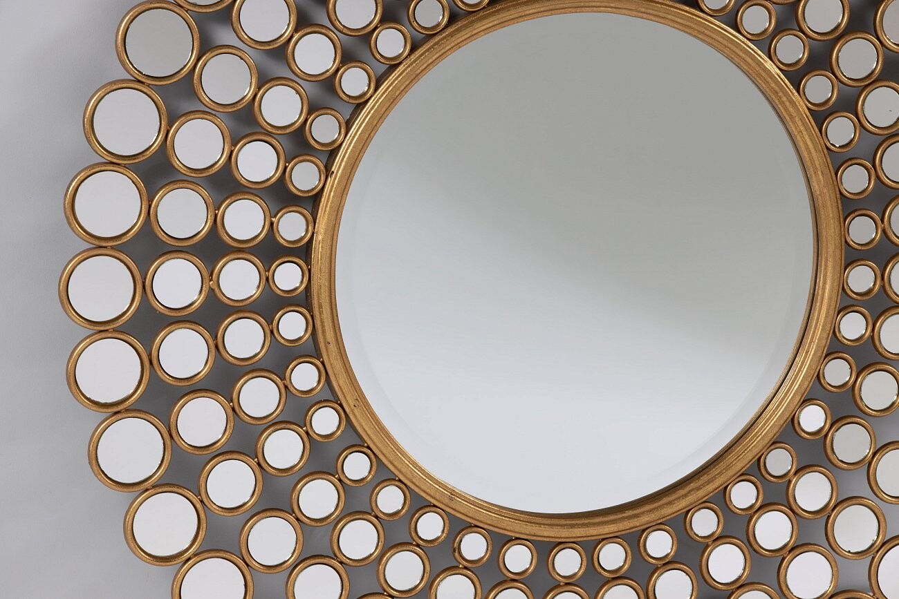 Зеркало-солнце с зеркальными лучами "Олимп" 81 см - изображение 2