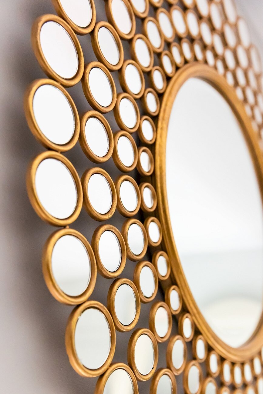 Зеркало-солнце с зеркальными лучами "Олимп" 81 см - изображение 3