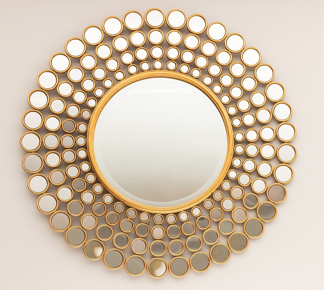 Зеркало-солнце с зеркальными лучами "Олимп" 81 см - изображение 4