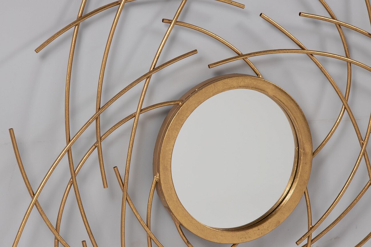 Зеркало-солнце металлическое "Шанталь" 80 см - изображение 2