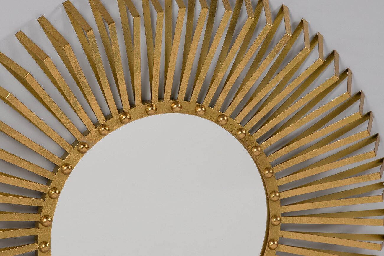 Зеркало-солнце золото "Бланш" 80 см - изображение 2