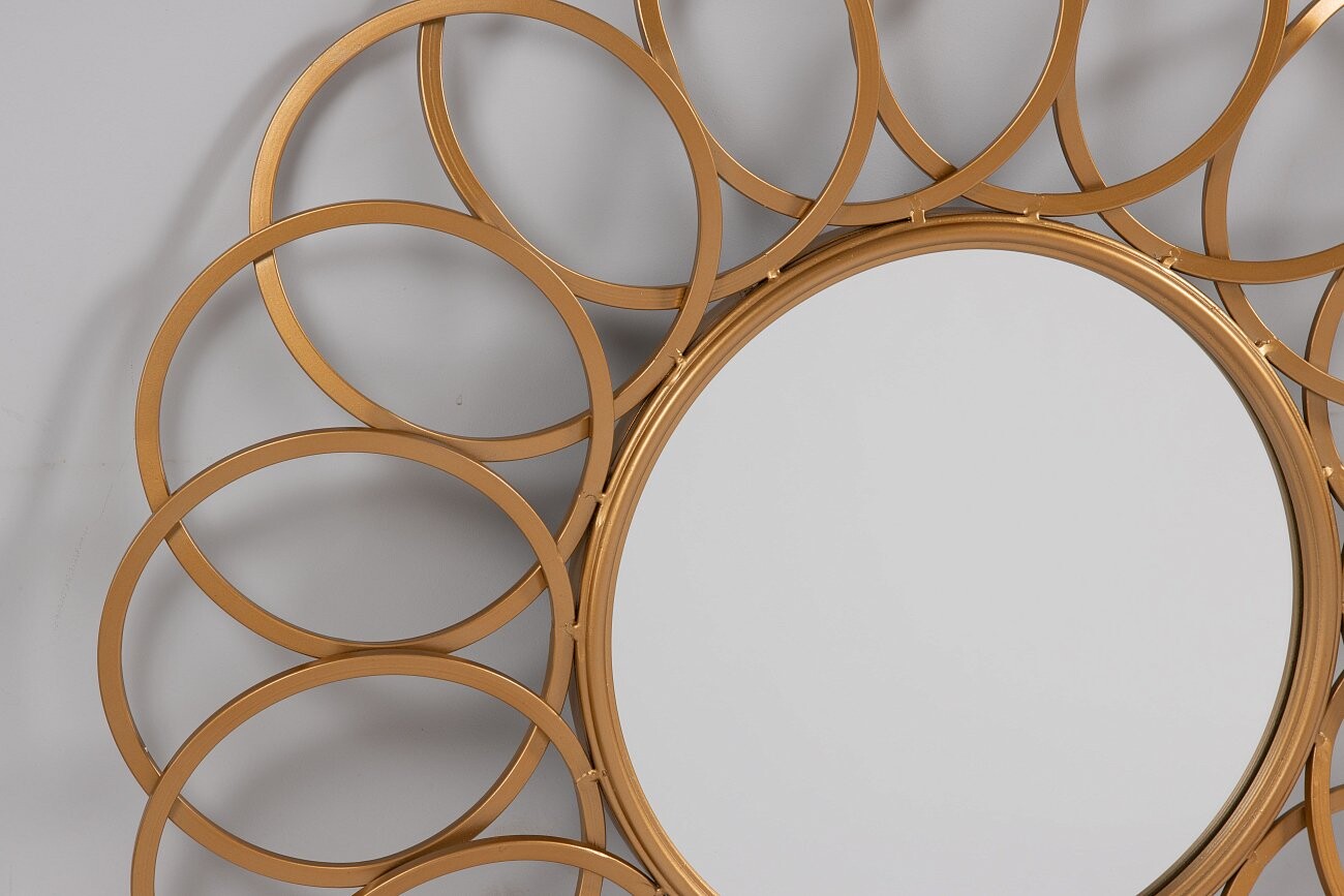 Зеркало-солнце золото "Дениз" 75 см - изображение 2