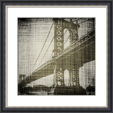 Постер с паспарту в раме Bridges of New York