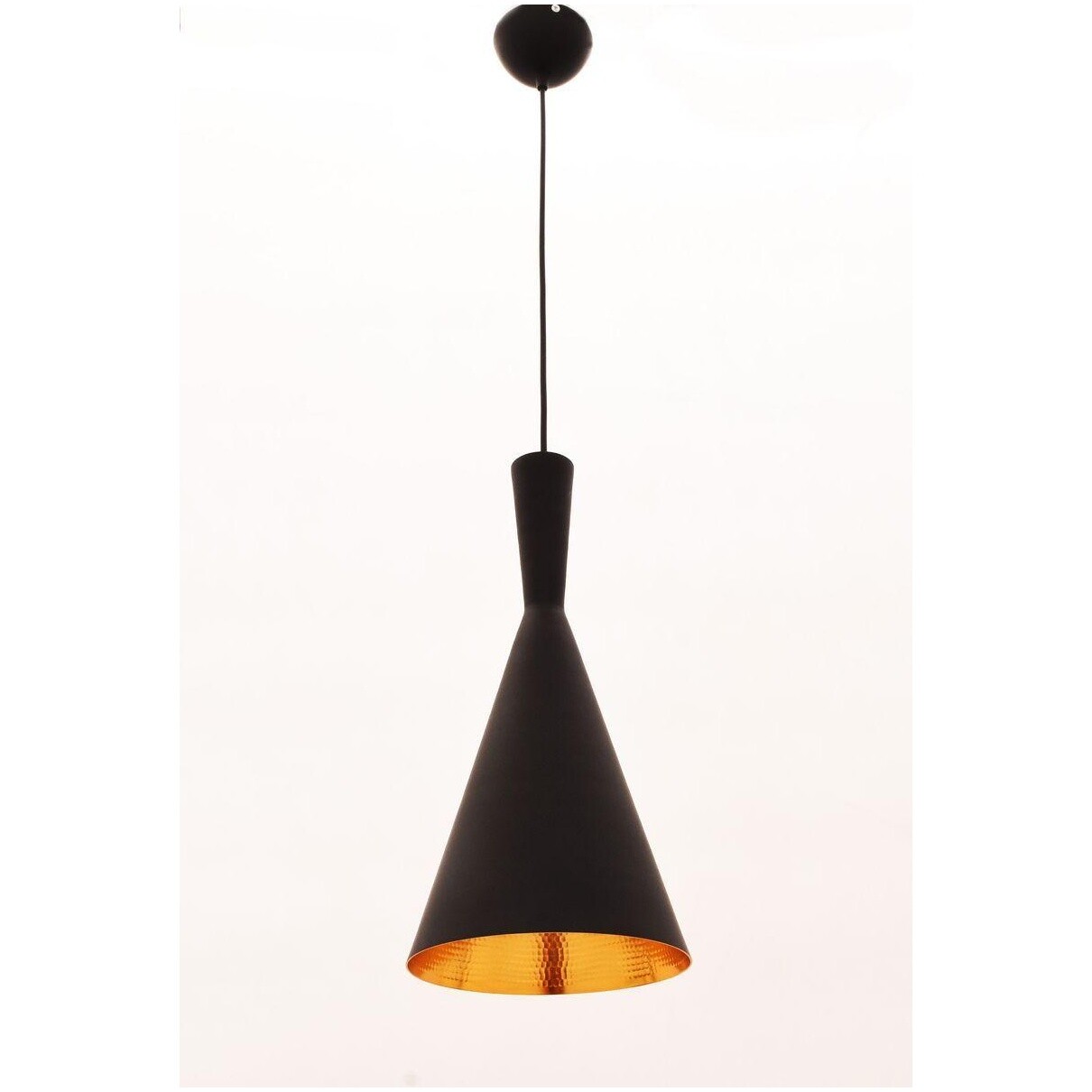 Люстра подвесная с металлическим плафоном черная Foggi LDP 7712-A BK - изображение 3