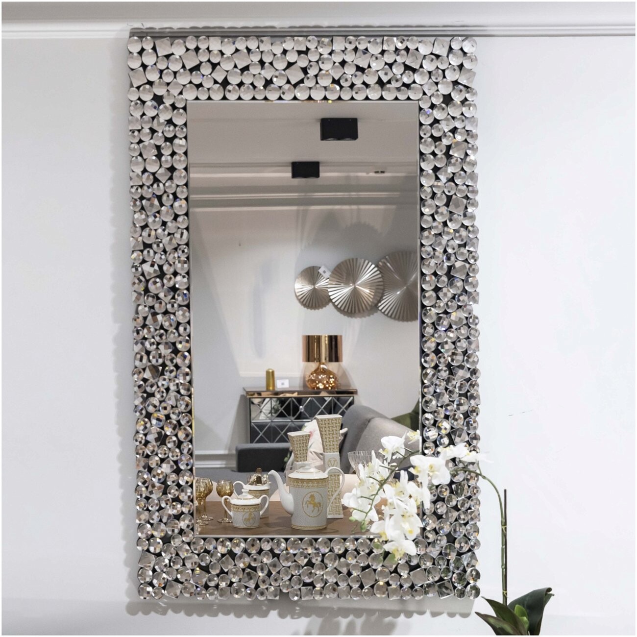 Зеркало прямоугольное настенное 60х90 см Briciola - изображение 2