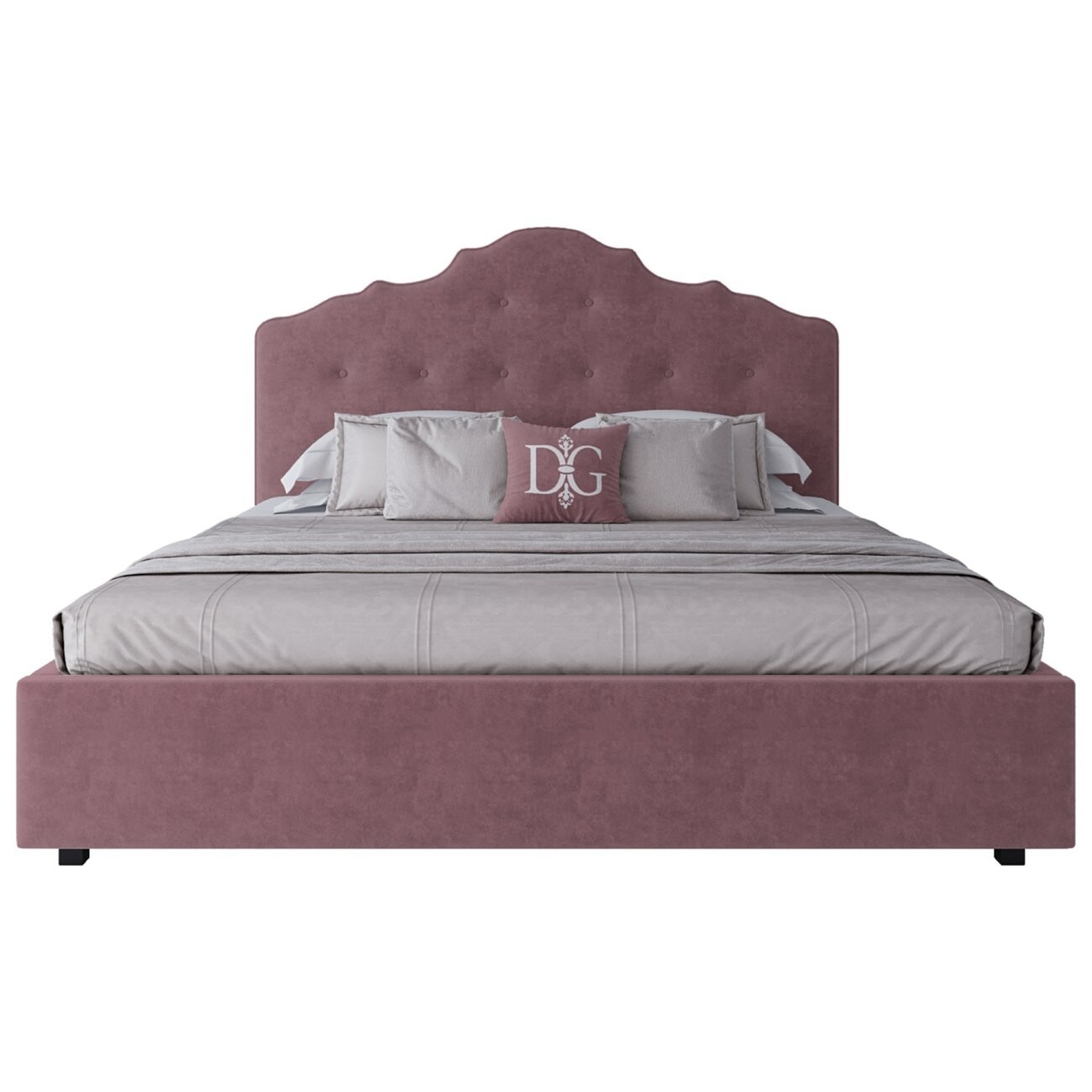 Кровать двуспальная 180х200 пыльная роза Palace - изображение 2