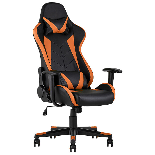 Компьютерное кресло игровое оранжевое TopChairs Gallardo - изображение 1
