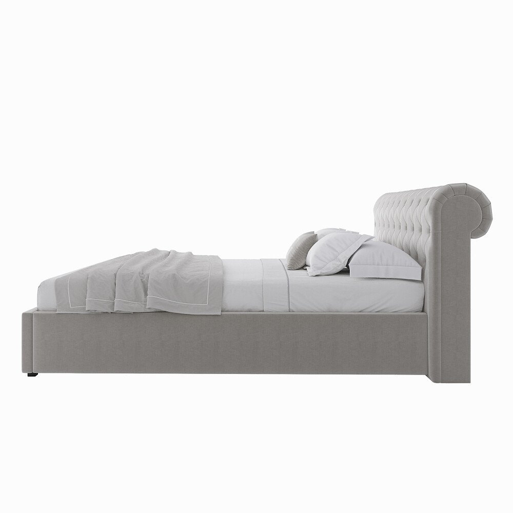 Кровать подростковая с мягкой спинкой 140х200 см молочная Sweet Dreams ...