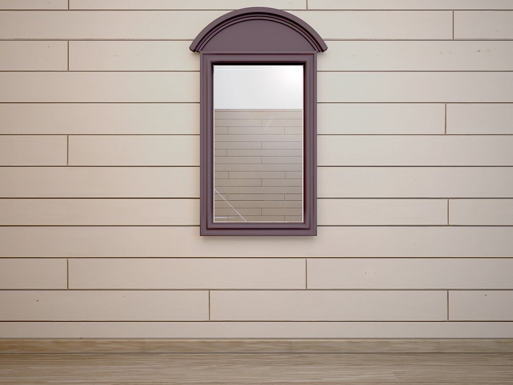 Зеркало прямоугольное фиолетовое Leontina lavanda