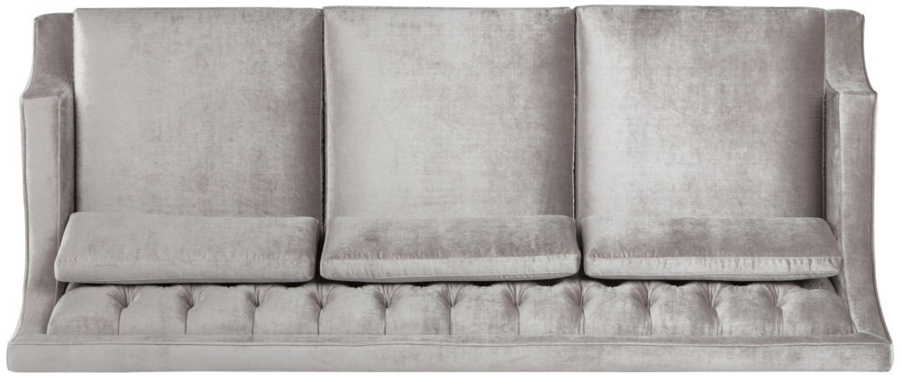 Диван Tufted прямой серый - изображение 7