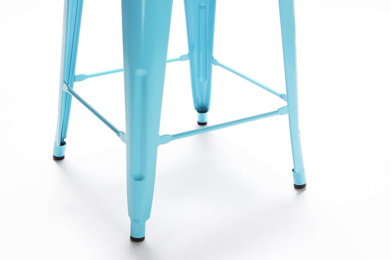 Полубарный стул со спинкой голубой Marais Color - изображение 2