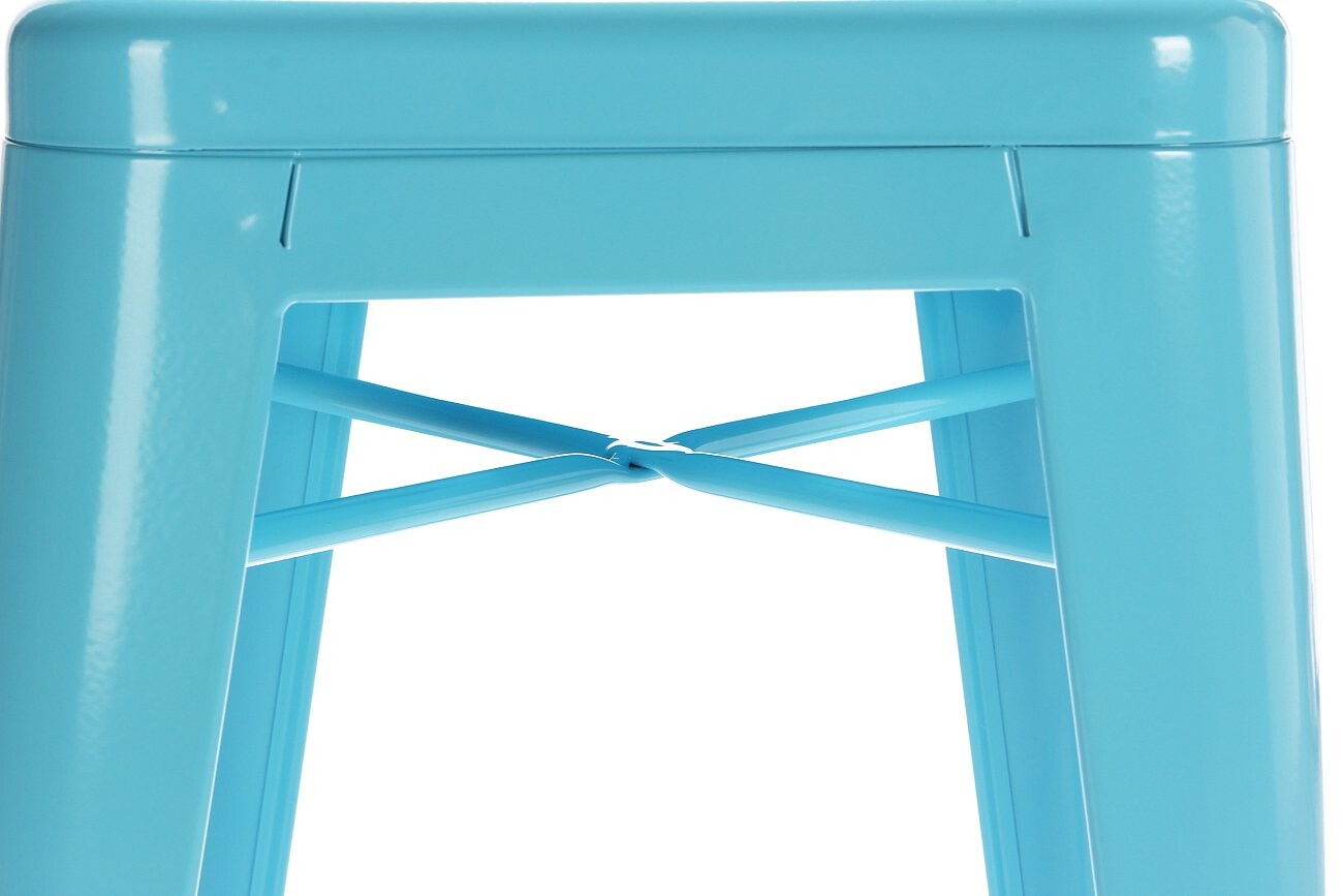 Полубарный стул со спинкой голубой Marais Color - изображение 3