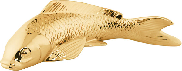 Настенный декор рыбка Mirror Fish gold middle - изображение 1
