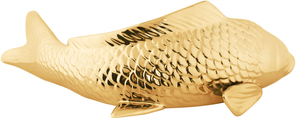 Настенный декор рыбка Mirror Fish gold middle