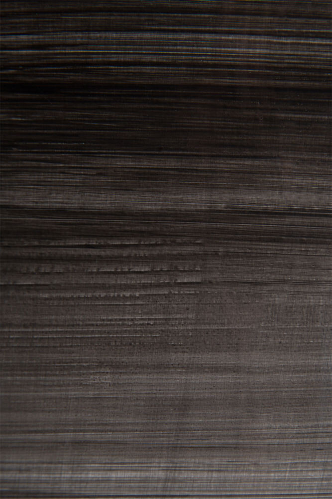 Ваза напольная пластиковая в виде цилиндра на деревянном основании Nebula черно-белая