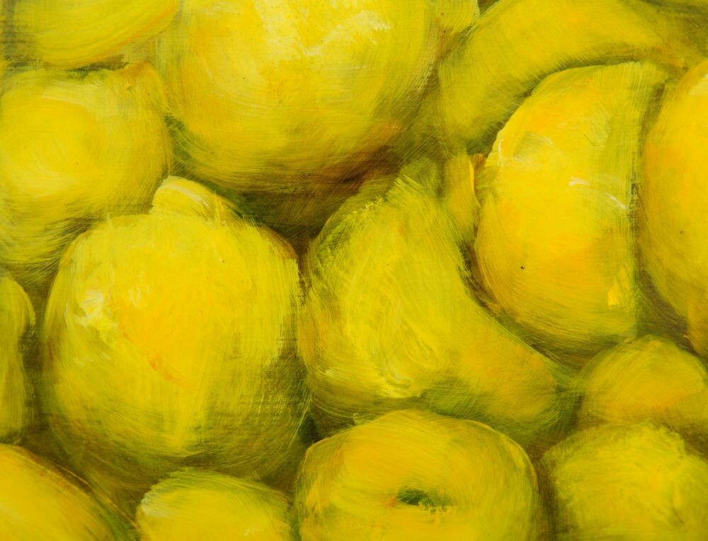 Ваза настольная Fruit lemon small