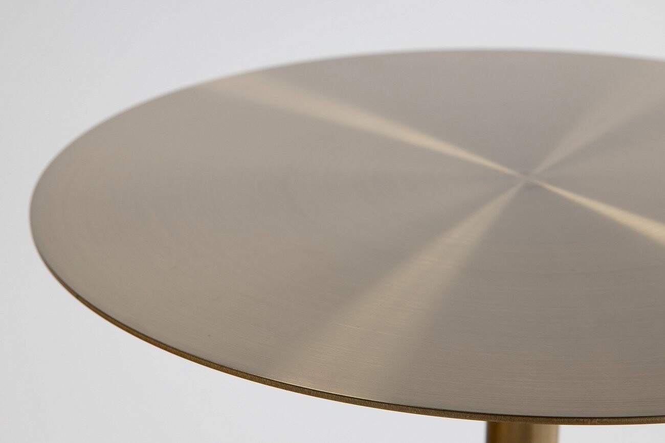 Кофейный столик круглый "Крем-брюле" пудровый 40 см  - изображение 3