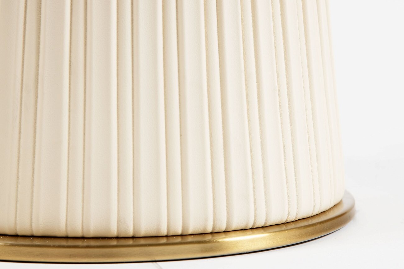 Кофейный столик круглый "Крем-брюле" пудровый 40 см  - изображение 5