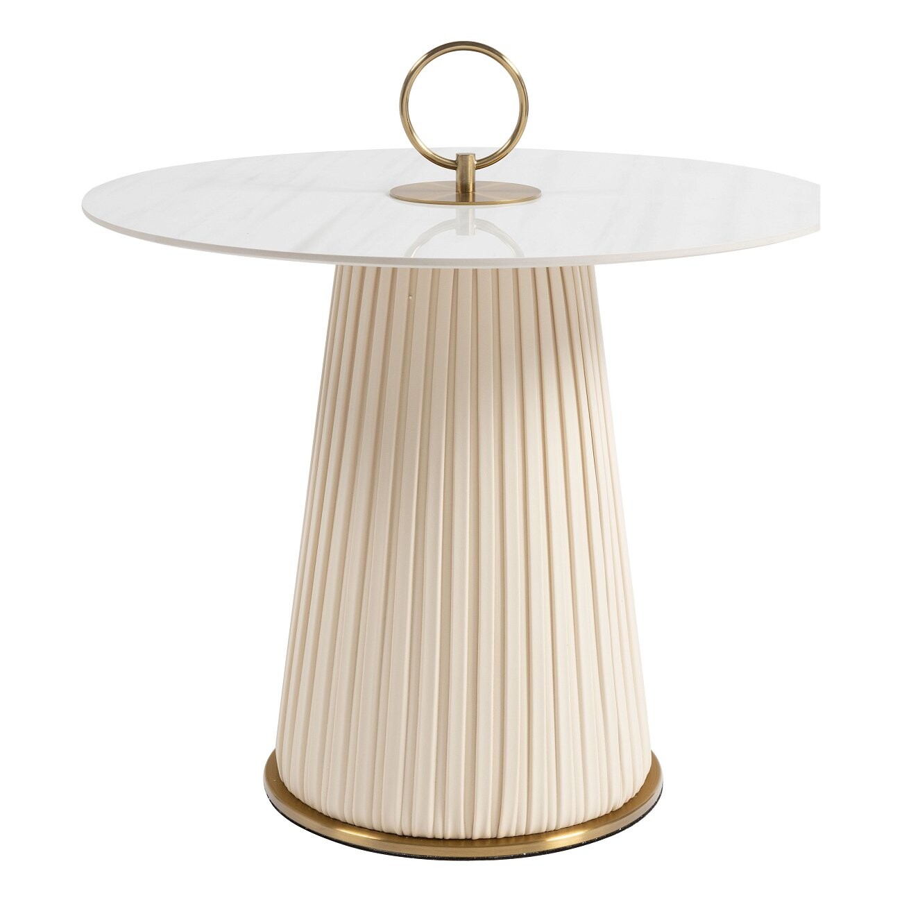 Кофейный столик "Крем-брюле" молочный 60 см - изображение 2