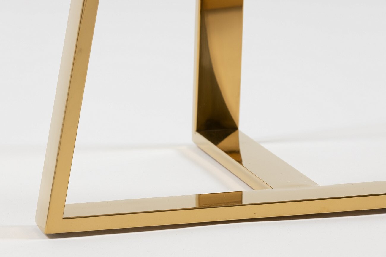 Кофейный столик "Поль" 50 см золото - изображение 4