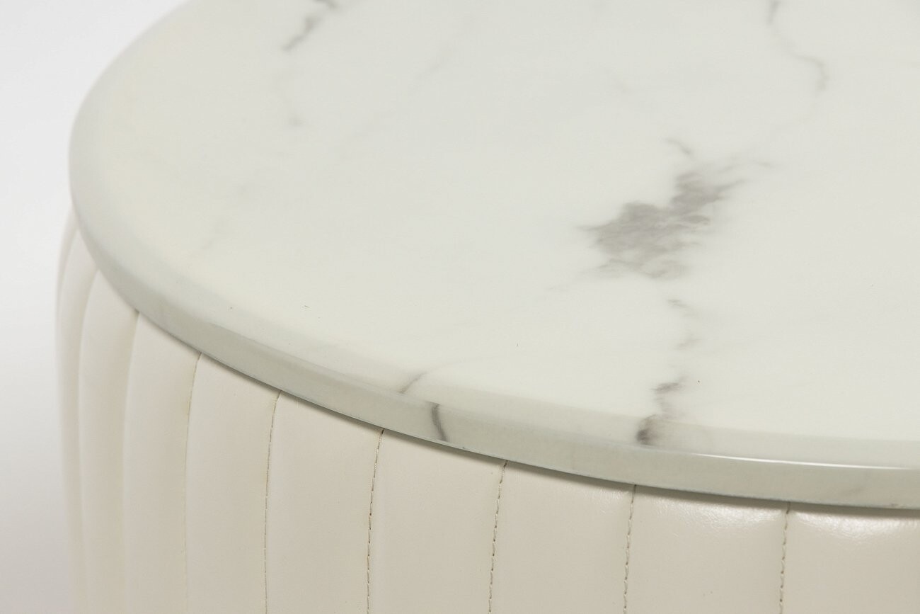 Кофейный столик белый с ящиком "Рианна" - изображение 4