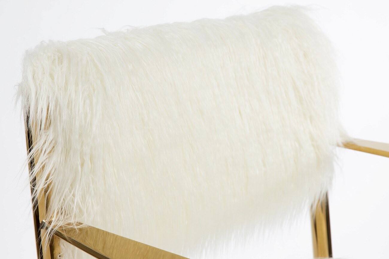Кресло меховое "Снежная сказка" - изображение 5